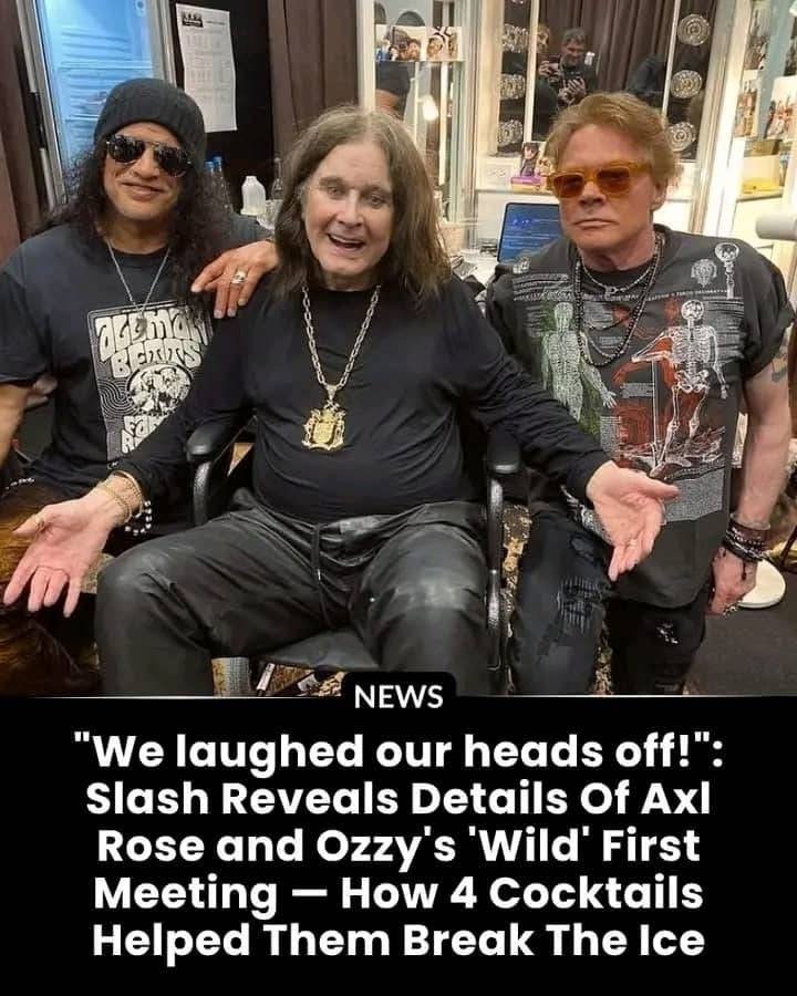 REVELATION:Axl Rose and Ozzy Osbourne finally met for the first time at Black Sabbath’s farewell concert, “Back to the Beginning,” held at Villa Park in ….full details below..